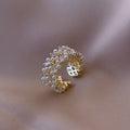 Premium Pearl Leaf Ring