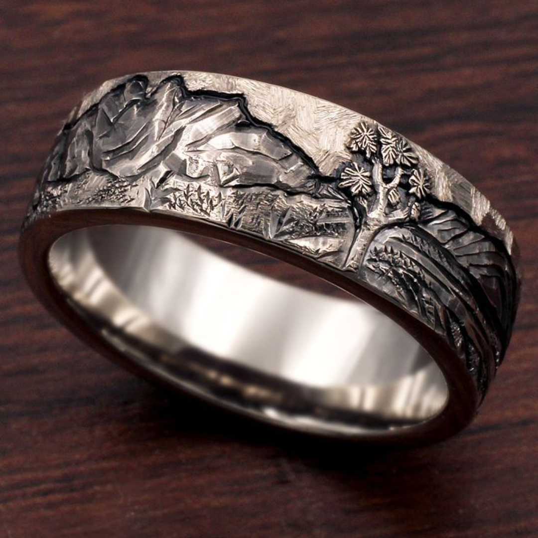 Frontier Carved Ring