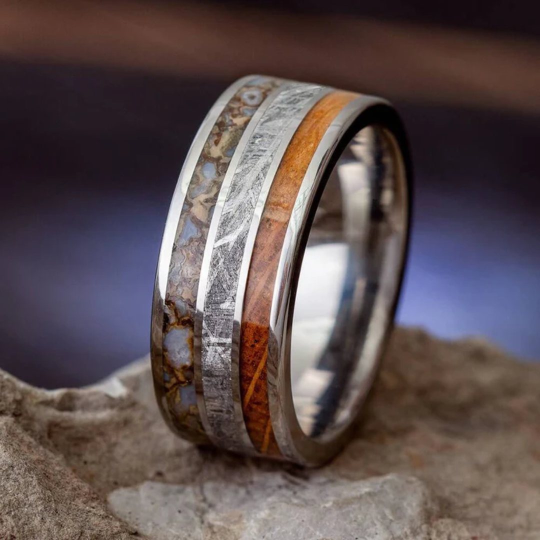 Vintage Timber Inlay Heritage Band