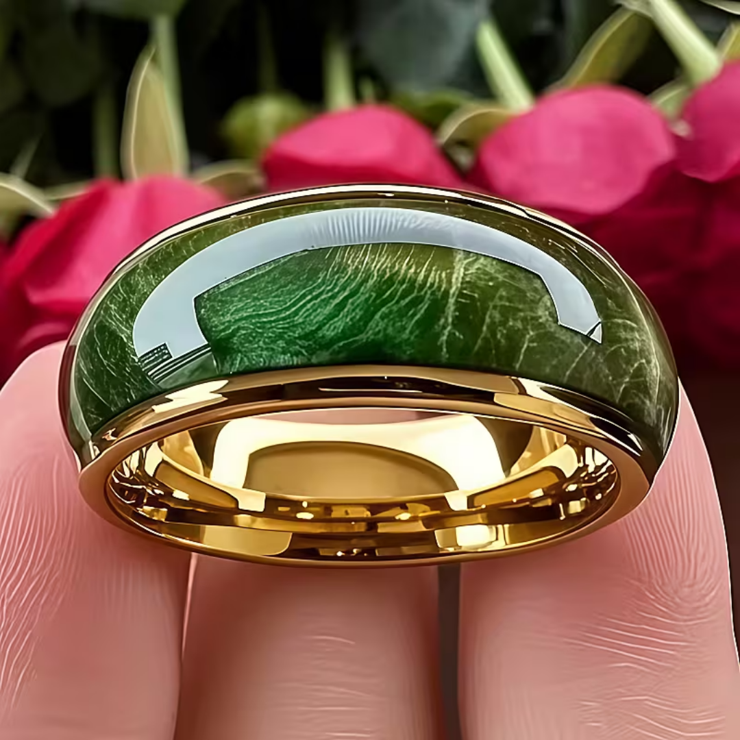 Emerald Crown Ring