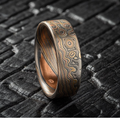 Damascus Copper Heritage Ring