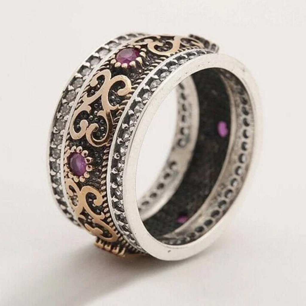 Heritage of Rome Silver & Gold Ring