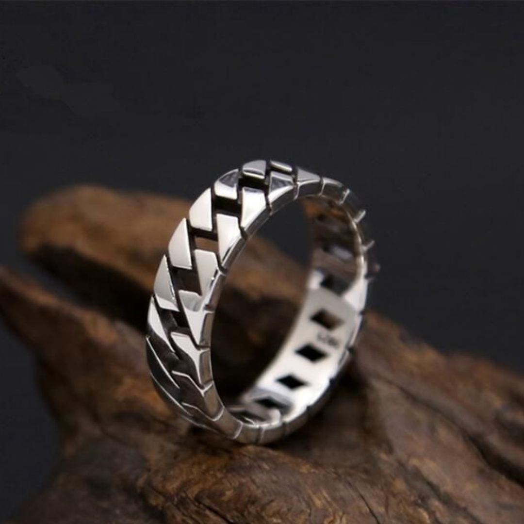 Interwoven Steel Heritage Ring