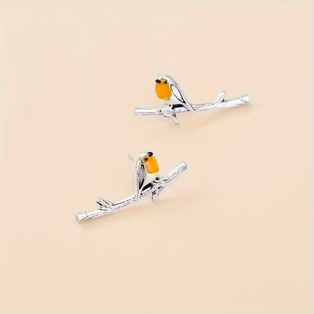 Cartoon Tier Bird Earrings