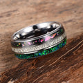 Aurora Emerald Opal Ring