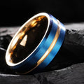 Azure Gold Core Ring