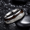 Silverwood Ridge Ring on black stones