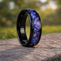 Nebula Amethyst Inlay Ring