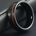 Midnight Wood Line Ring
