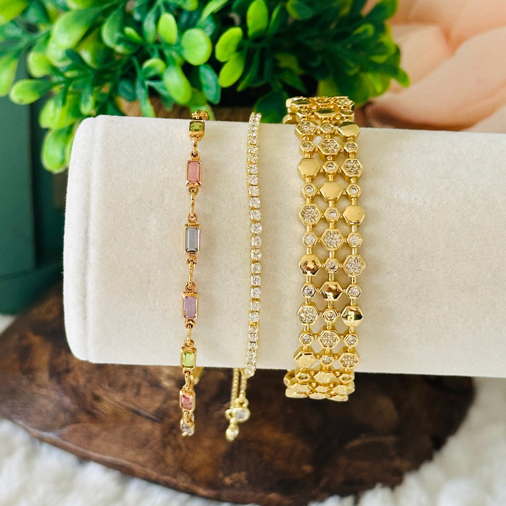 Isabella MultiColor CZ Stone Bracelet