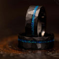 Obsidian Ocean Facet Ring