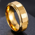Royal Facet Gold Band Ring