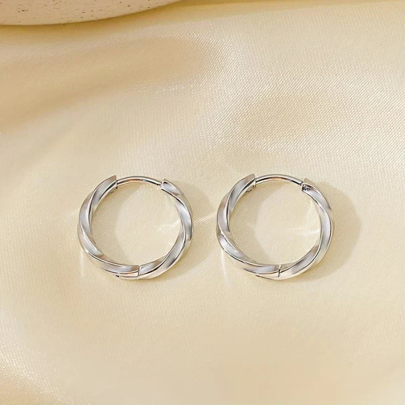 Minimalistic Geometric Hanging Earrings