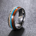 Desert Turquoise Wood Ring