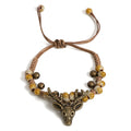 Handcrafted Ceramic Fawn Charm Bracelet