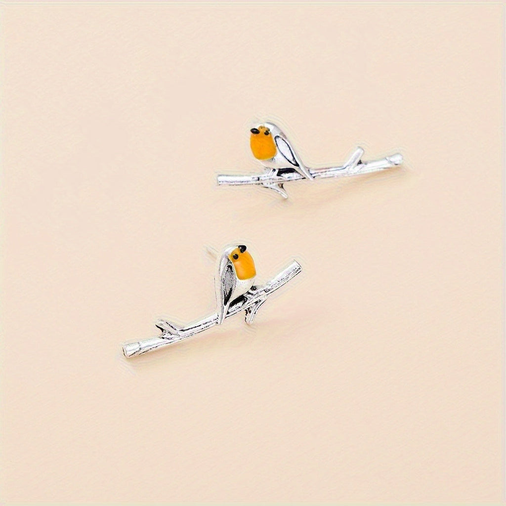 Cartoon Tier Bird Earrings