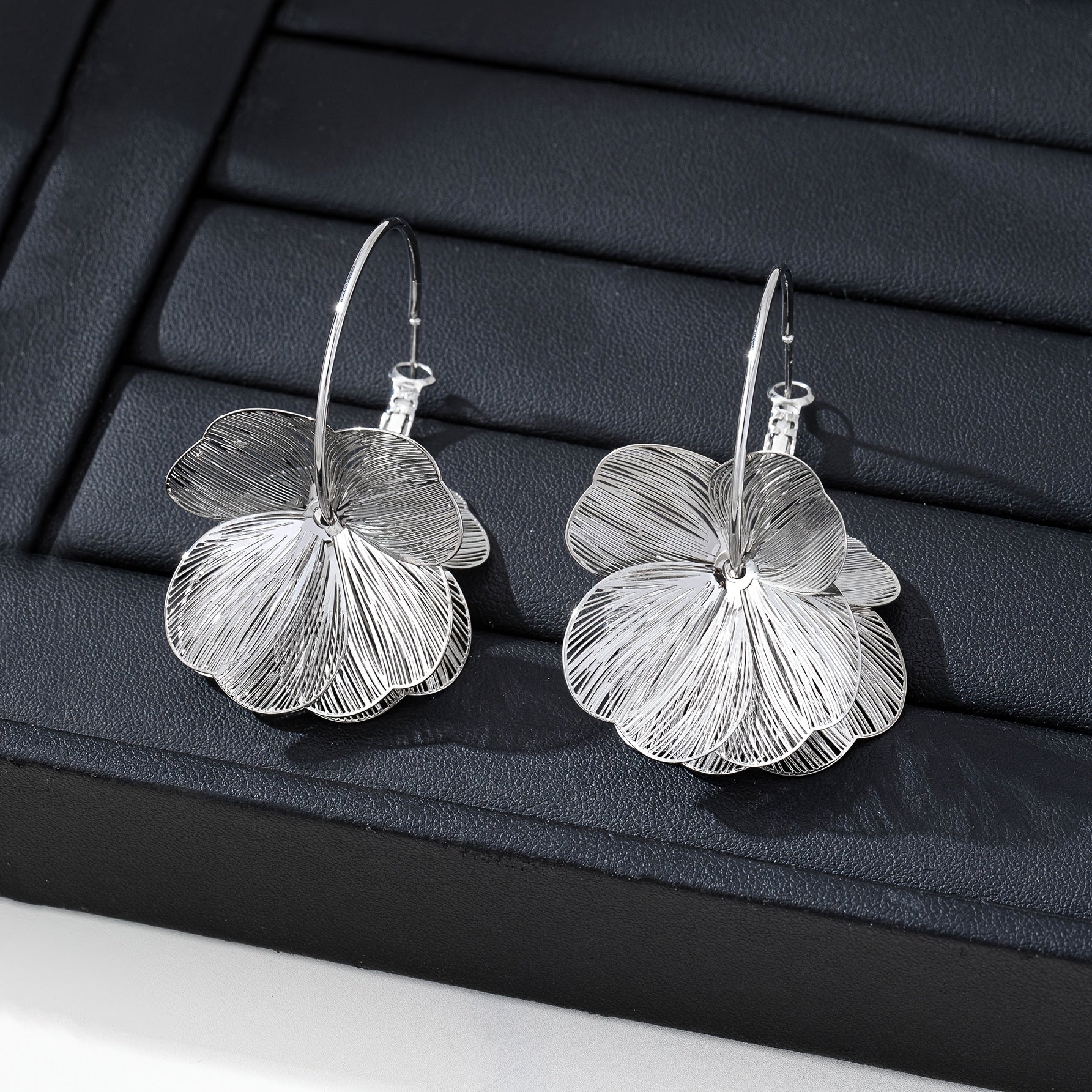 Oversized Gold Hollow Earrings