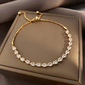 Zirconia Bracelet in Gold