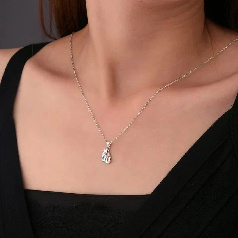 Wynter™ - Hug Pendant with Matching Earrings