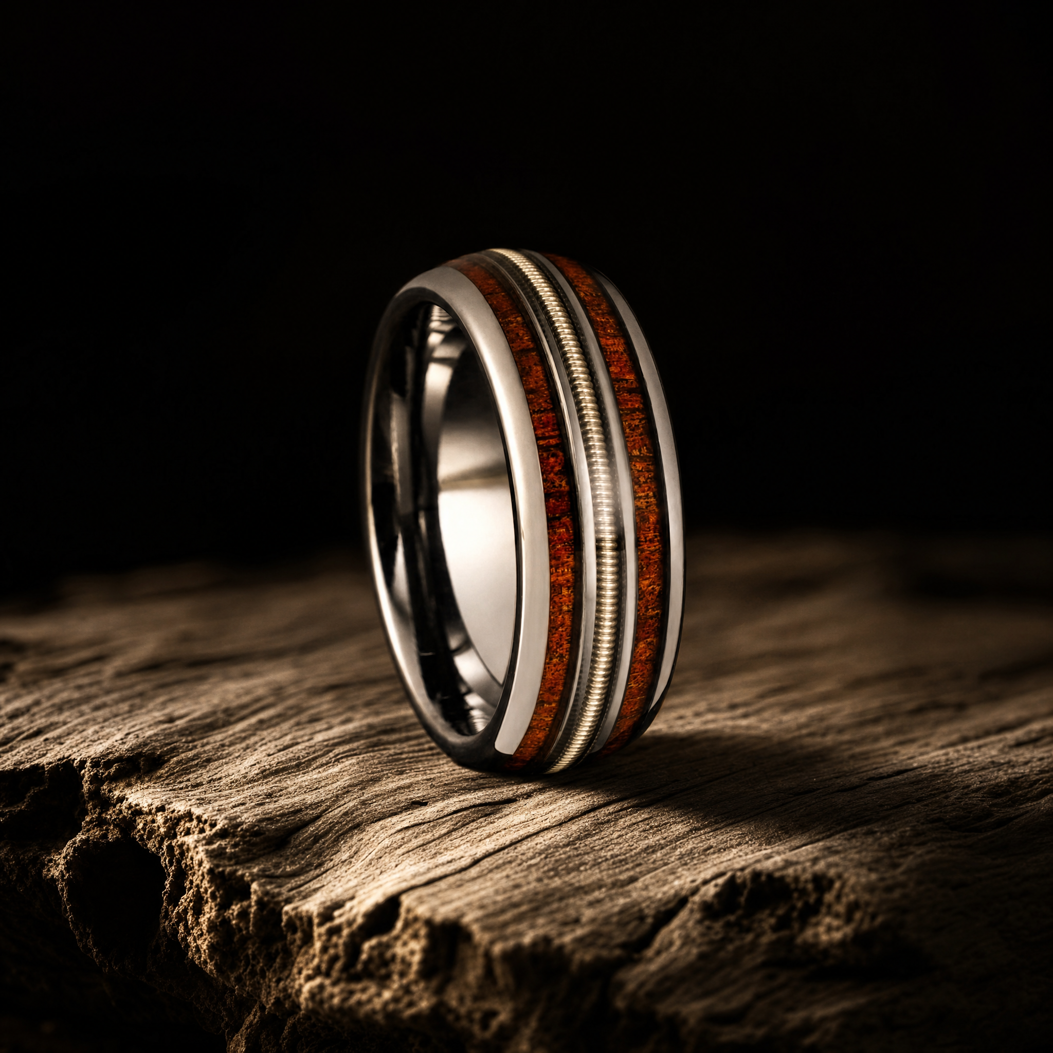 Iron Ember Crest Ring