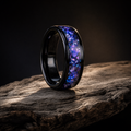 Nebula Amethyst Inlay Ring