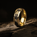 Imperial Faceted Titanium Band