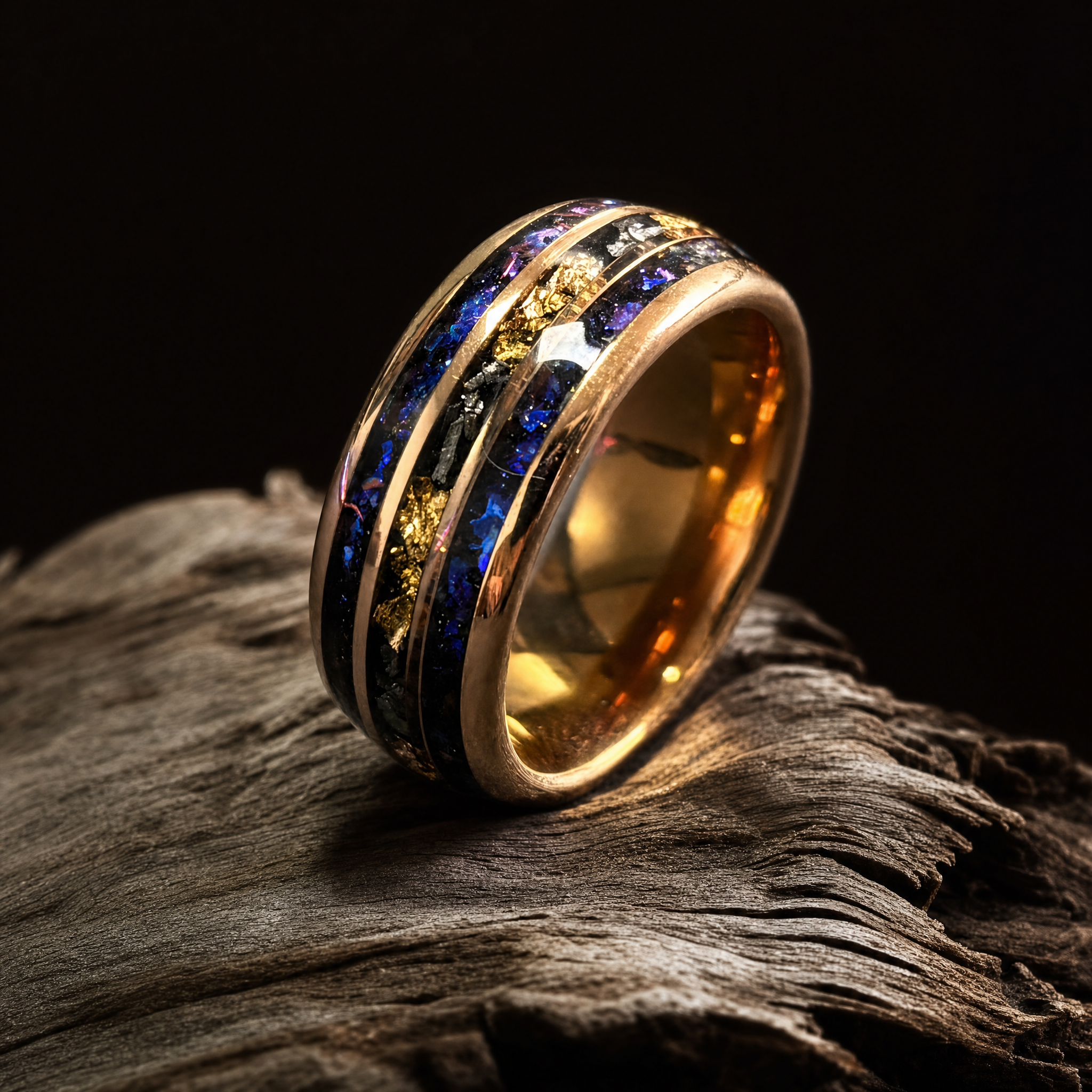Royal Stone Gold Men's Band