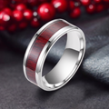 Ruby Steel Heritage Ring