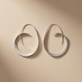 Open Spiral Drop Earrings