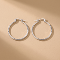 Timeless Silver Hoop Earrings