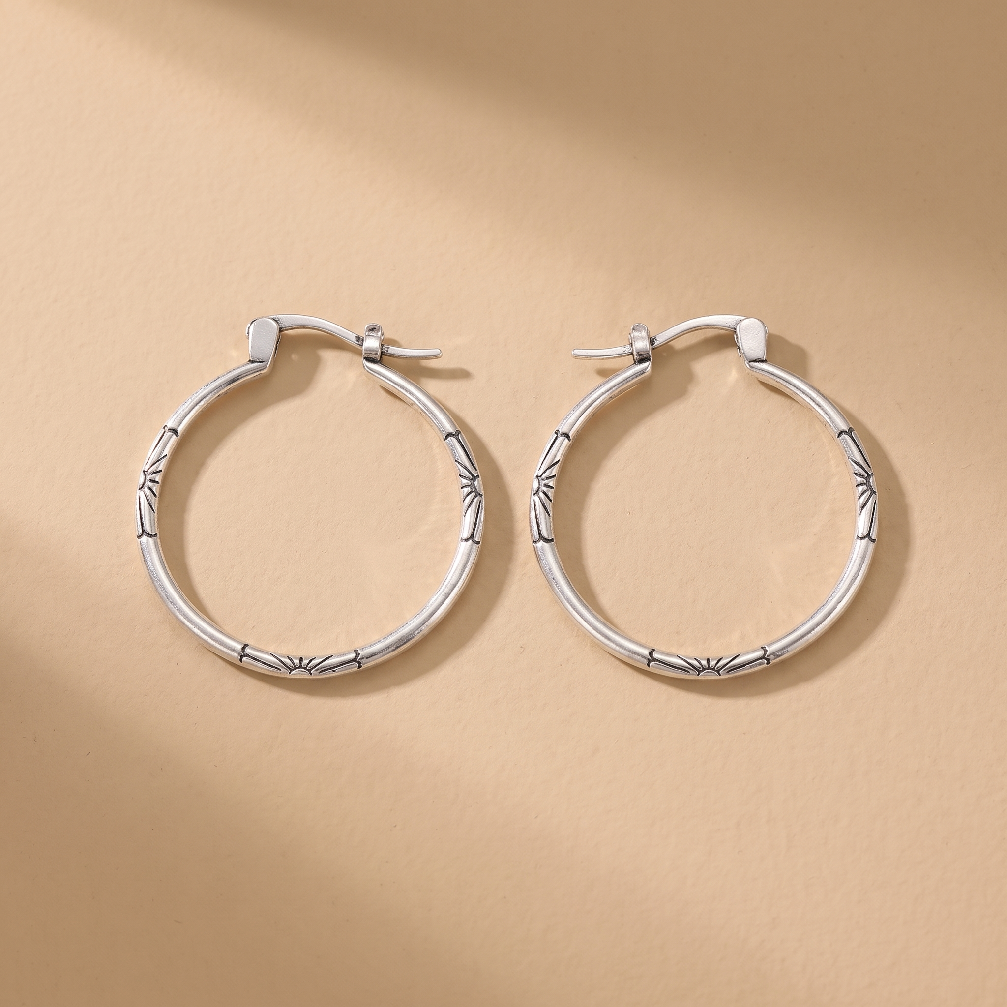 Timeless Silver Hoop Earrings