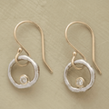 Retro Gold and Silver Earrings