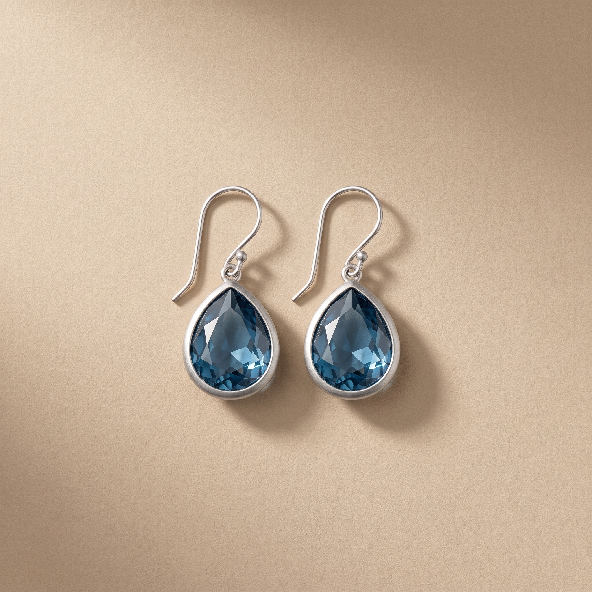 Retro Blue Crystal Drops
