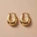 Vintage Golden Basket Earrings