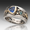 Royal Sapphire Crown Ring