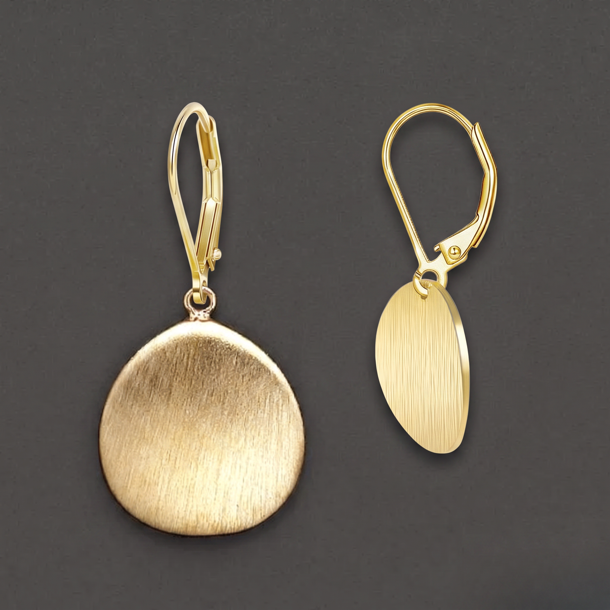 Timeless Retro Gold Earrings