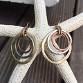 Gold and Silver Vintage Earrings