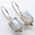 Send Quadratic Moonstone Earrings