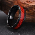 Inferno Crimson Facet Ring